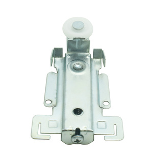 Acme 7/8 Inch Thép Không Gỉ Tủ Quần Áo Cửa Con Lăn Gương Cửa Cửa Sổ Con Lăn Nhựa Màu Trắng Bánh Xe Cho Xây Dựng Con Lăn Duy Nhất - Product Image 2