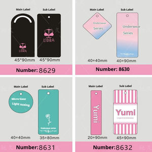 Etiquetas colgantes de ropa de tela personalizadas, etiquetas de <span class=keywords><strong>precio</strong></span> con logotipo oscilante, etiquetas para ropa CMYK, etiquetas colgantes de ropa - Product Image 4