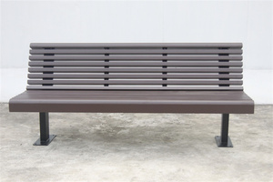 Muebles <span class=keywords><strong>de</strong></span> exterior, asiento <span class=keywords><strong>de</strong></span> Banco compuesto <span class=keywords><strong>de</strong></span> plástico <span class=keywords><strong>de</strong></span> <span class=keywords><strong>madera</strong></span> largo alto, Banco <span class=keywords><strong>de</strong></span> parque exterior, silla, banco <span class=keywords><strong>de</strong></span> asiento <span class=keywords><strong>de</strong></span> jardín con respaldo - Product Image 6