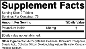 Hot Sales Iodid Kalium pillen 130mg Iodid Kalium tabletten Kalium jodie - Product Image 3