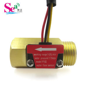 Sensor de Flujo para Calentador Dijiang B2 de Latón G1/2 Macho a Hembra 1-25L/min, Medidor de Flujo con Salida de Pulso de Turbina de Efecto Hall Certificado CE 3-24V - Product Image 3