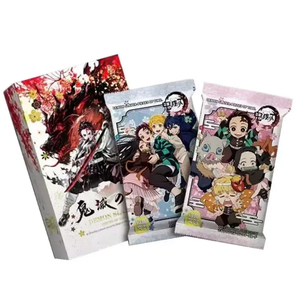 Vente en gros de cartes de collection Demon Slayer de la culture Wuxian, anime japonais Kimetsu No <span class=keywords><strong>Yaiba</strong></span>, boîte de booster, cartes TCG, jouets, passe-temps, cadeaux - Product Image 3
