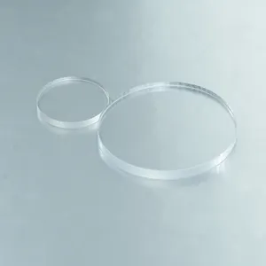 Lazer kesme başlığı için optik erimiş silika kuvars cam lazer koruma penceresi