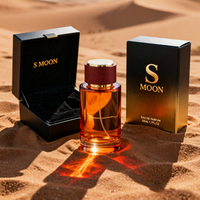 Flacon de parfum en verre cylindrique rond de luxe, personnalisable avec logo, 50 ml, rechargeable, avec vaporisateur, vente en gros OEM