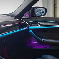 Éclairage intérieur Rhythm Three-Auto Lumière ambiante en relief tridimensionnel avec réglage audio d'origine pour BMW