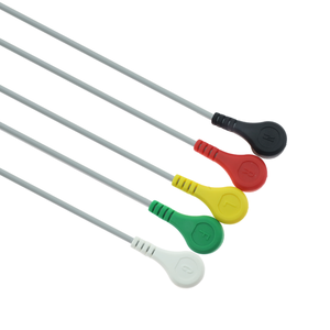 <span class=keywords><strong>Ecg</strong></span> Kabel 5 <span class=keywords><strong>Leads</strong></span> Snap Voor Nihon Kohden Bsm8108a BSM-8301A Eendelige <span class=keywords><strong>Ecg</strong></span> Kabel En Leadwires Iec Standaard Caremed - Product Image 3