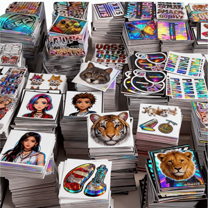 Promotion Custom Printed Mixed Style Designs <b>Waterproof</b> Vinyl Die Cut <b>Sticker</b> with Transfer Tape for Decoration - Product Image 3