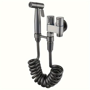 Ручной биде с двойным выпускным угловым клапаном - Product Image 1