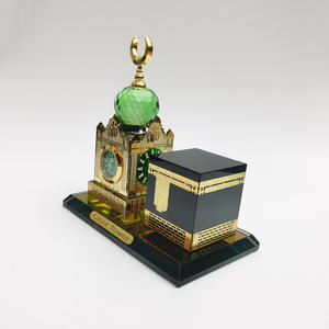 Kristall Fahrzeug Prunkstück Islamisches Gebäude Handwerk Islamische Skulptur Dekor Home Tisch Auto Dekor - Product Image 4