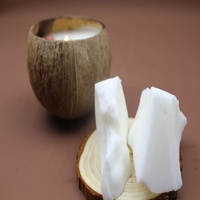 Cire de noix de coco parfumée et écologique Fourniture d'usine pour la fabrication de bougies