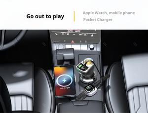 2025ที่ชาร์จแบบไร้สายแบบยืดหดได้พร้อมสายเคเบิลแบบพับเก็บได้พอร์ตคู่สำหรับเดินทาง - Product Image 5