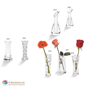 जापानी डिजाइन के साथ अटूट प्लास्टिक मिनी स्पष्ट vase, टेबलटॉप सजावट और शादी के लिए पुनः प्रयोज्य - Product Image 5