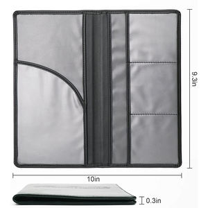 Support pour Documents de Voiture en Cuir PU Premium, Étui de Protection pour Carte Grise, <span class=keywords><strong>Assurance</strong></span> et Permis de Conduire - Product Image 4