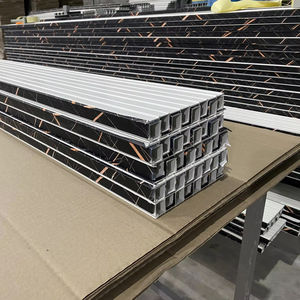 Panneaux muraux intérieurs en PVC imitation marbre WPC, revêtement vinyle décoratif, imperméable, ignifuge, pour salle de bain, escalier, design moderne - Product Image 4