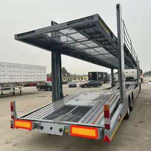 Double Floor Auto Hauler Semi Truck Trailer Car Carrier Semi-Trailer