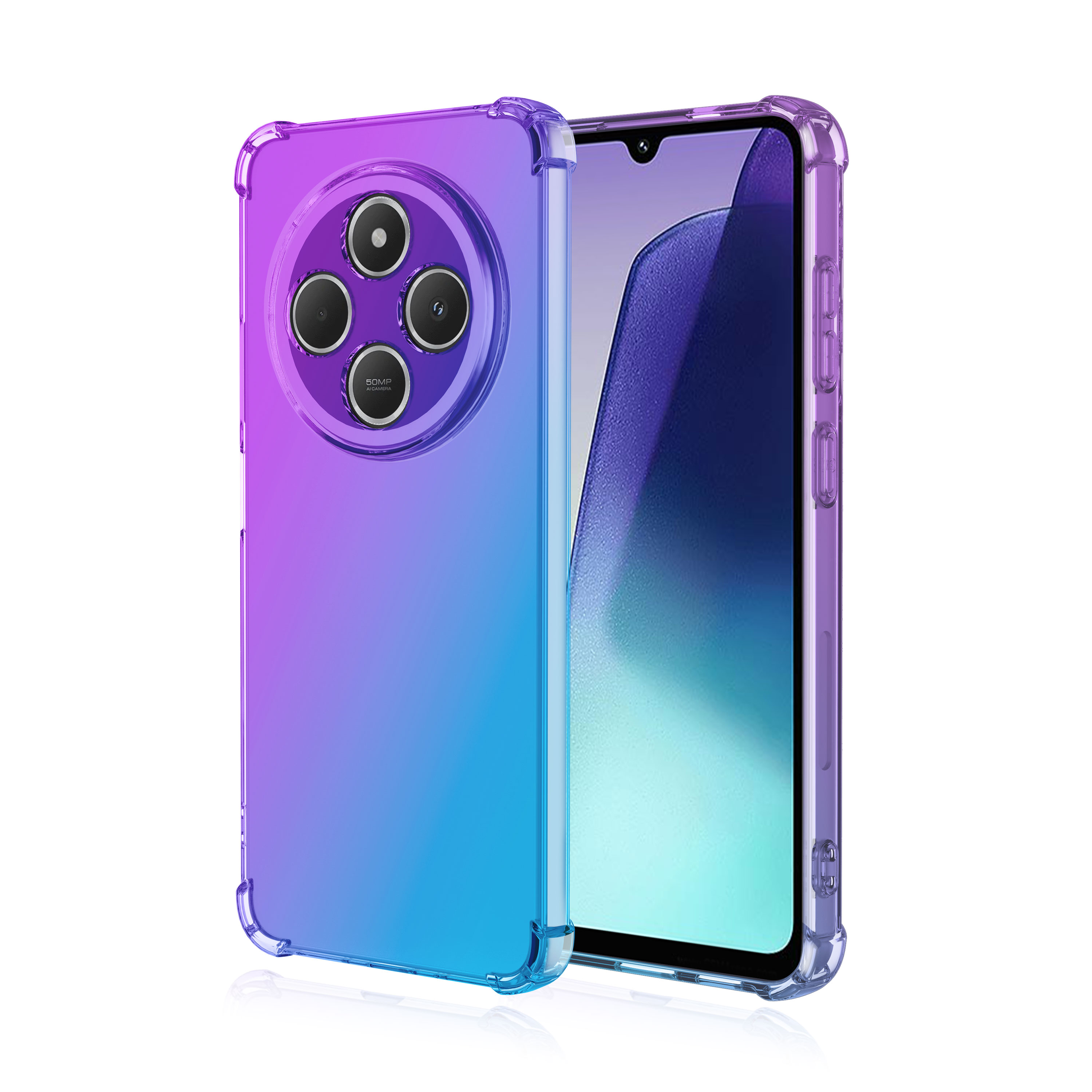 Púrpura + azul