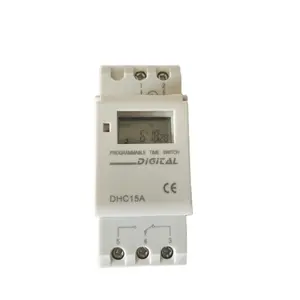 DHC15A(AHC15A) प्रोग्राम डिजिटल टाइमर स्विच के साथ बैटरी