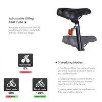 AMYET Vélo tout-terrain électrique 1000w48v à gros pneus, vélo à suspension intégrale à vendre, vélo électrique avec batterie de 16Ah