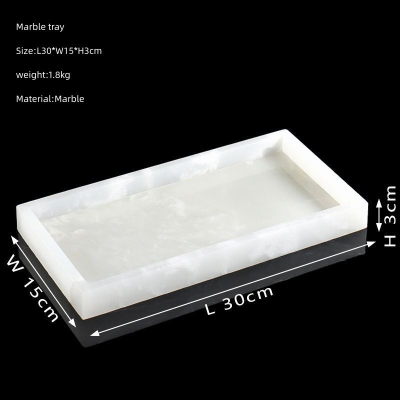 White Onyx tray-b