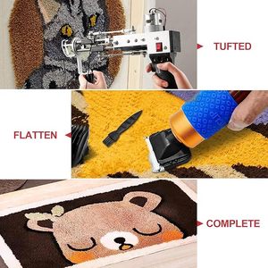 Kit mesin tembak karpet Tufting Pile and <span class=keywords><strong>Loop</strong></span> <span class=keywords><strong>2</strong></span> in 1 untuk pemula: seni, kerajinan, & jahit - Product Image 5