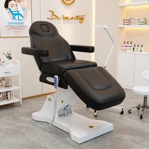 SONKLY Cama Facial Eléctrica Profesional de Cuero Sintético con 3 Motores Eléctricos, Lujosa para Clínica de Cosmetología - Product Image 6