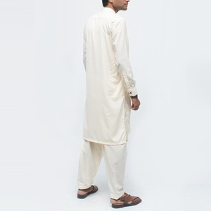 Shalwar Kameez para Hombre - Traje Punjabi 100% Personalizado, Traje Pakistaní Informal, Shalwar Kameez Liso para Hombre - Product Image 4