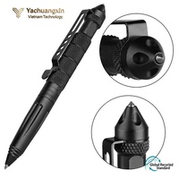 Stylo tactique Sminiker en alliage d'aluminium et acier inoxydable, multi-outils avec brise-vitre conique pour EDC, camping et voyages en extérieur