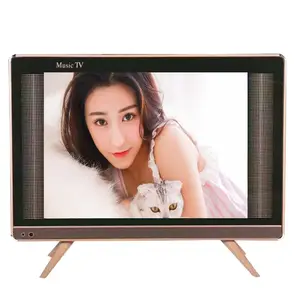 Preço bom 17 polegadas 19 polegadas 22 polegadas e 24 "12v dc tv widescreen hdtv & monitor 24" led solar portátil tv para áfrica