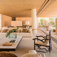 Villa ensoleillée, personnalisation complète de la maison, service de design architectural et d'aménagement intérieur, matériaux de construction, solution tout-en-un