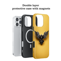 Großhandel 3D-Sublimations-Blanko Magnetische Doppel-Handyhülle für Kleinunternehmen Individuell Bedruckbare Abdeckung
