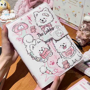 LEADER PA039 <span class=keywords><strong>Album</strong></span> <span class=keywords><strong>photo</strong></span> en cuir PU imperméable et durable de 3 pouces, écologique, avec pochettes en PP à motif <span class=keywords><strong>chien</strong></span>, organisateur de cartes et photos - Product Image 2