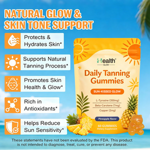 GMP Certified Factory Skin <b>Tanning</b> Gummies for Fast <b>Tanning</b> Results with Mixed Berry Flavor High Quality Wellness <b>Solution</b> - Product Image 4