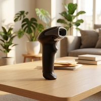 Lecteur de codes-barres 2D portable sans fil avec interface USB pour la logistique des entrepôts de vente au détail