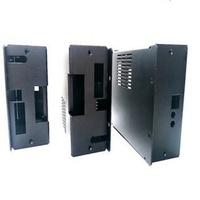 Fabrication de tôlerie de précision, boîtier personnalisé en aluminium ou en acier pour appareil électronique, taille et couleur sur mesure
