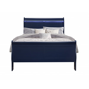Letto Murphy imbottito Standard in legno massello HMS - Product Image 1