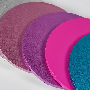 SunShine Square <b>Cake</b> <b>Board</b> and Drums in Assorted Colors 3mm Thickness for Sturdy Hard <b>Cake</b> <b>Board</b> - Product Image 3