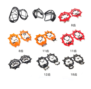 Chaussures de glace à 24 dents à crampons en acier inoxydable 201 pour la randonnée et la pêche - Product Image 2