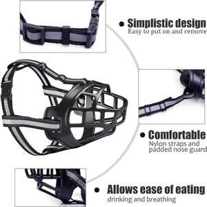 Weicher Silikon-Maulkorb im Klassischen Stil, Einfarbiges Gummikorb-Maulkorb-Herstellerprodukt - Product Image 2