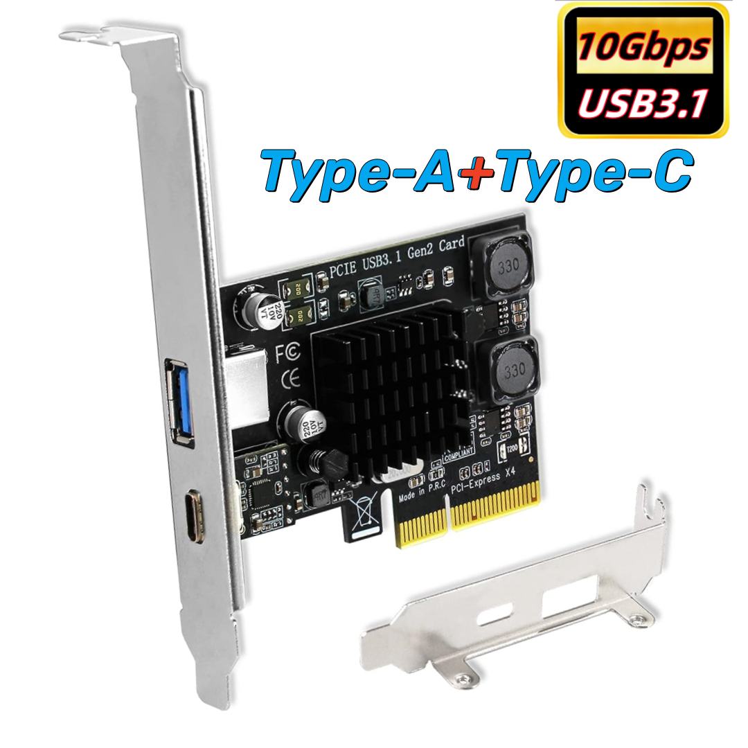 Scheda PCI-E USB 3.0 A 2 Porte, Espansione 19 Pin 4P, Adattatore Controller Per PC, Compatibile XP/7/8.1/10, Velocità 5 Gbps