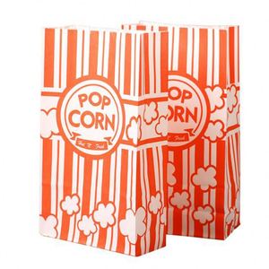 Impresión Flexográfica Personalizada con Logotipo, Bolsas de Papel Resistentes al Aceite, Bolsas de Papel Pequeñas para Envasado de Alimentos, Bolsas de Papel para Pan Plano y Papas Fritas - Product Image 1