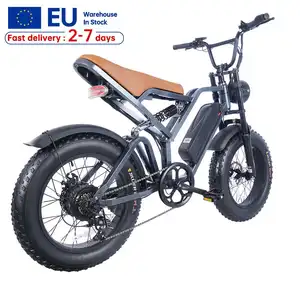UE EE. UU. Reino Unido Almacén Fatbike Bicicleta Electrica E Bike Mountain Road Dirt Hybrid Ebike Fat Tire Bicicleta ebike Ciclomotor eléctrico