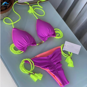 Op maat gemaakte badkleding bikini's voor sexy vrouwen, 2-delige bikini badkleding strandkleding groothandel bandeau badpak - Product Image 1