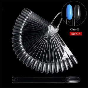 Puntas de Uñas de Gel Suave Naturales, Cortas y Redondas, con Cobertura Total, Precio de Mayoreo Económico, 168 Piezas/caja - Product Image 3