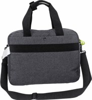 Sac à bandoulière pour ordinateur portable, mallette d'affaires avec fermeture éclair néon et poignées rembourrées pour le travail, le bureau, les voyages, logo personnalisé OEM