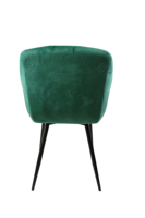 Fauteuil moderne en velours à hauteur réglable avec pieds en métal pour la maison, le bureau, le salon, la cuisine, le bar et la salle à manger