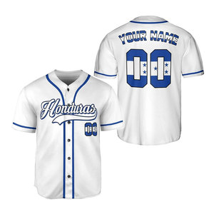 Kaus bisbol Negara Honduras personalisasi kaus Jersey kustom Hombres Negara Honduras Camisa De Honduras - Product Image 6
