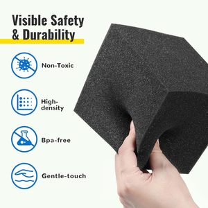 Cubos de Espuma para Adultos y Mujeres, 48 Piezas, 5 Pulgadas, Bloques de Gimnasia para Trampolín, Acolchado Protector Multideportivo para <span class=keywords><strong>Parkour</strong></span> y Skate - Product Image 3