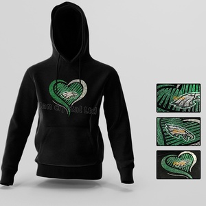 Custom Eagle JAWN Football <strong>Rhinestones</strong> <strong>Transfer</strong> Bling Sport Team Motif Hotfix <strong>Rhinestone</strong> <strong>Transfer</strong> for Shirt - Product Image 3