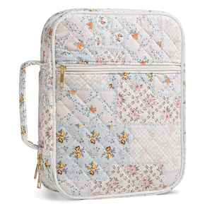 Bolsa Organizadora Multi-bolsos, Estojo para Transporte de Bíblia em Estilo Casual com Estampa Floral - Product Image 1