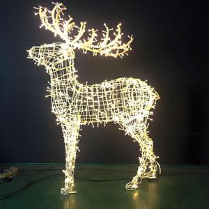 Lampe LED pour sculpture géante de renne pour l'extérieur, parc communautaire, saisonnier, Noël, vacances, affichage étanche avec indice IP65 - Product Image 4